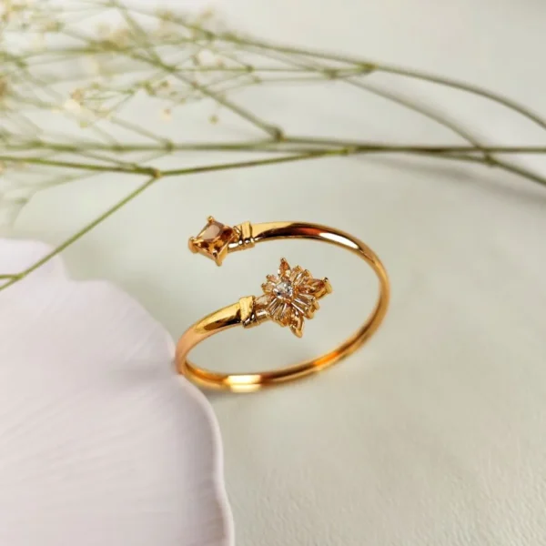 Gilded nebula gold bracelet