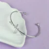 Heartbeat of the Ocean silver bracelet