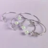 Pearl perfection butterfly silver bracelet - Image 3