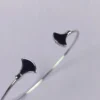 Twin edge silver plated bracelet - Image 2