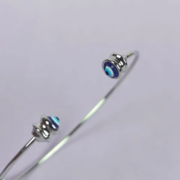 Evil eye sentinel silver bracelet - Image 2