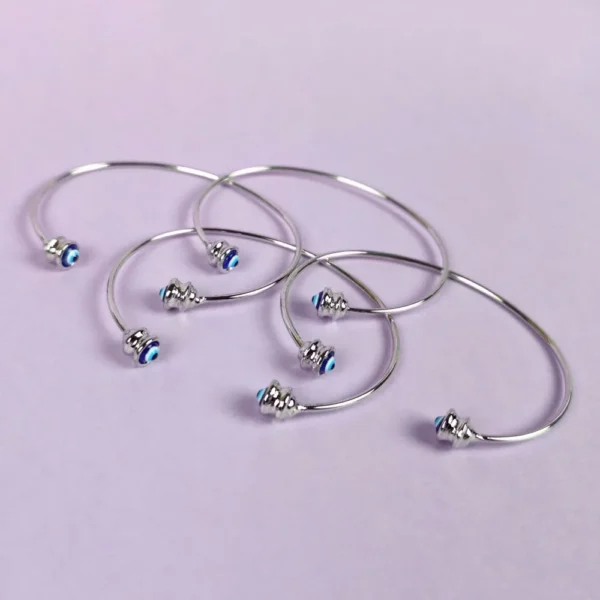 Evil eye sentinel silver bracelet - Image 3