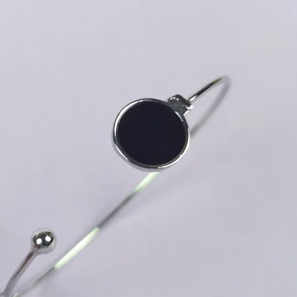 Black mirage silver bracelet - Image 2