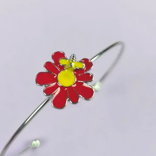Blossom buzz silver bracelet - Image 2