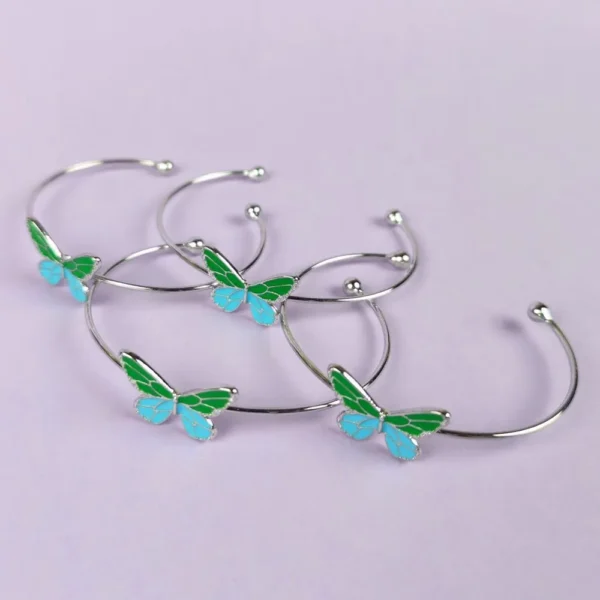 Butterfly bliss silver bracelet