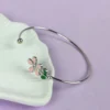 Garden whispers silver bracelet