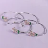 Garden whispers silver bracelet