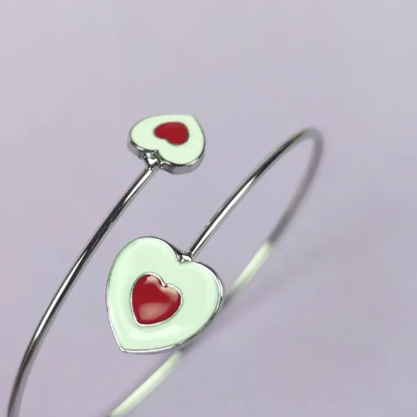 Everlasting love silver bracelet - Image 2