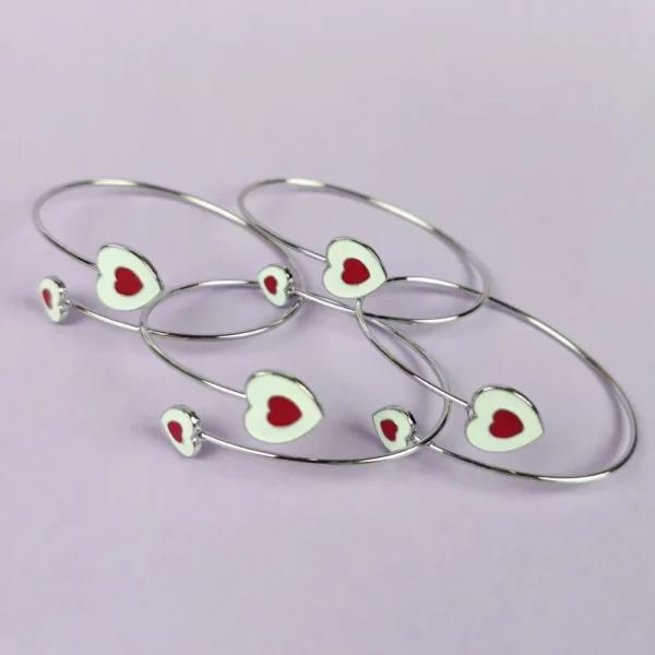 Everlasting love silver bracelet