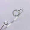 Circle of serenity silver bracelet - Image 2