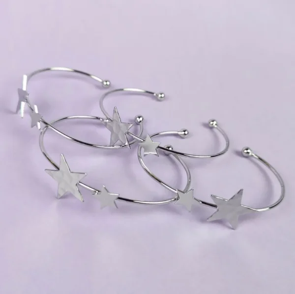 Shining starlight silver bracelet