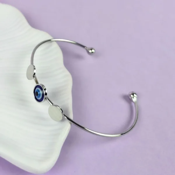 Eye of serenity silver bracelet