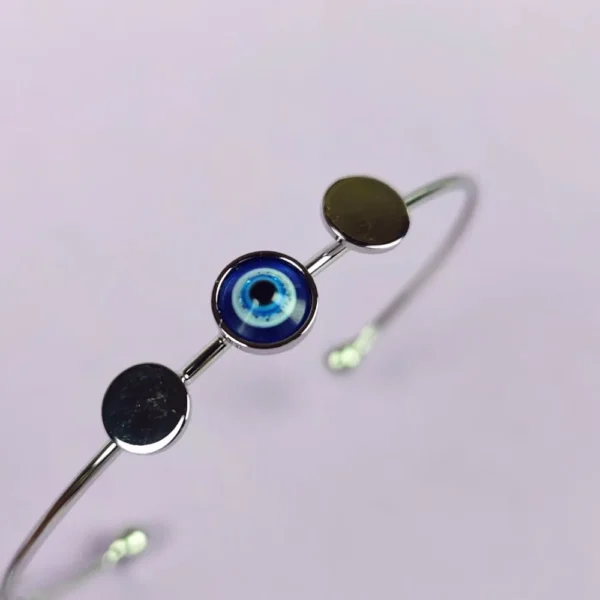 Eye of serenity silver bracelet - Image 2