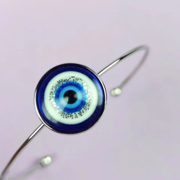 Eyes on me silver plated bracelet - Image 2
