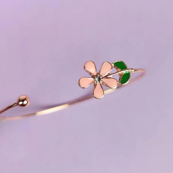 Aurora blush rose-gold bracelet - Image 2