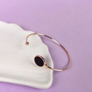 Gilded grace rose-gold bracelet