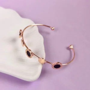 Radiant rave rose-gold bracelet
