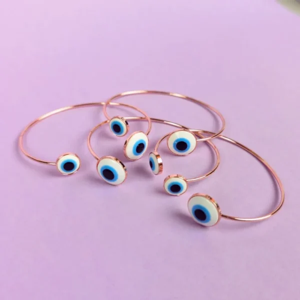 Protective vision rose gold bracelet
