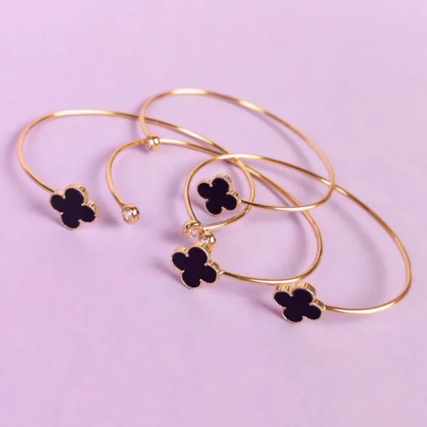 Golden cascade gold bracelet