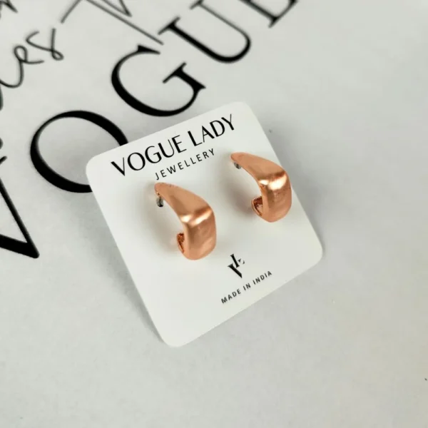 Twilight trance copper stud earrings