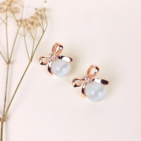 Poetic rose monalisa stone earring