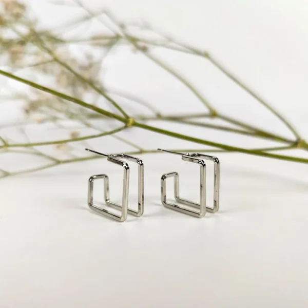Sugar sparkles silver stud earrings