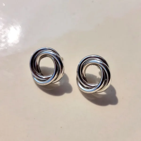 Starry styles silver stud earrings