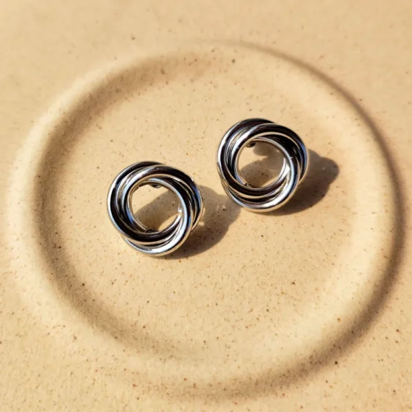 Starry styles silver stud earrings