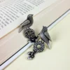 Birdy bliss oxidised stud earrings