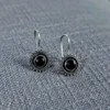 Coal essence oxidised stud earrings