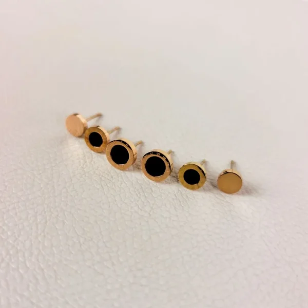 Orbit Ring anti tarnish studs earrings