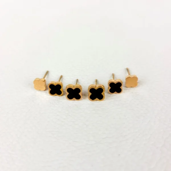 Clover Charm anti tarnish studs earrings