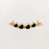Heart Harmony anti tarnish studs earrings
