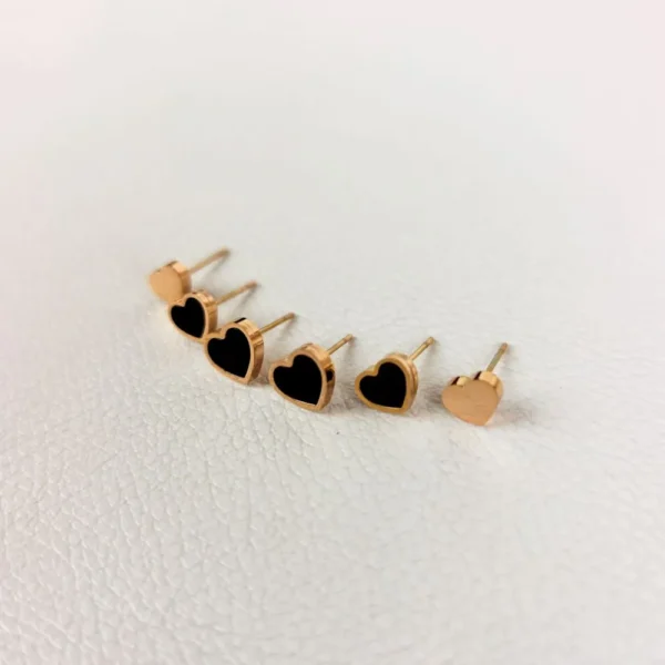 Heart Harmony anti tarnish studs earrings