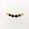 Circular Serenity anti tarnish studs earrings