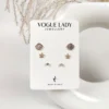 Sea anemone anti tarnish studs earrings