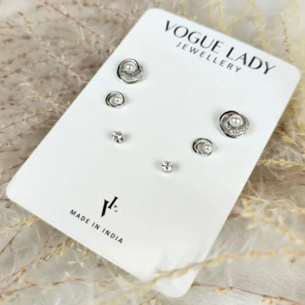 Cosmic spin anti tarnish studs earrings