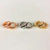Glamour anti tarnish hoops earrings