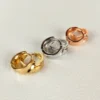 Signature anti tarnish hoops earrings