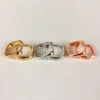 Supreme anti tarnish hoops earrings
