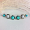 Exquisite oxidised studs earrings