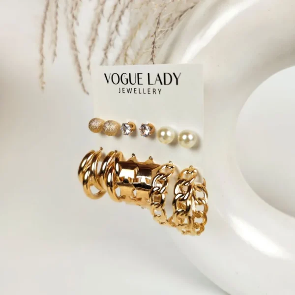 Golden stetson studs and hoops