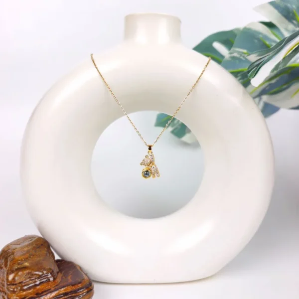 Bear buddy golden neck chain