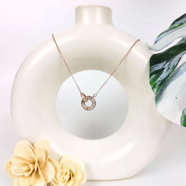 Celestial rings anti-tarnish neck piece