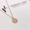 Lustrous orb anti-tarnish neck piece
