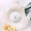 Lustrous orb anti-tarnish neck piece