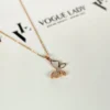 Butterfly ballet anti-tarnish neck piece