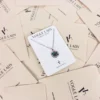 Green tide silver plated necklace