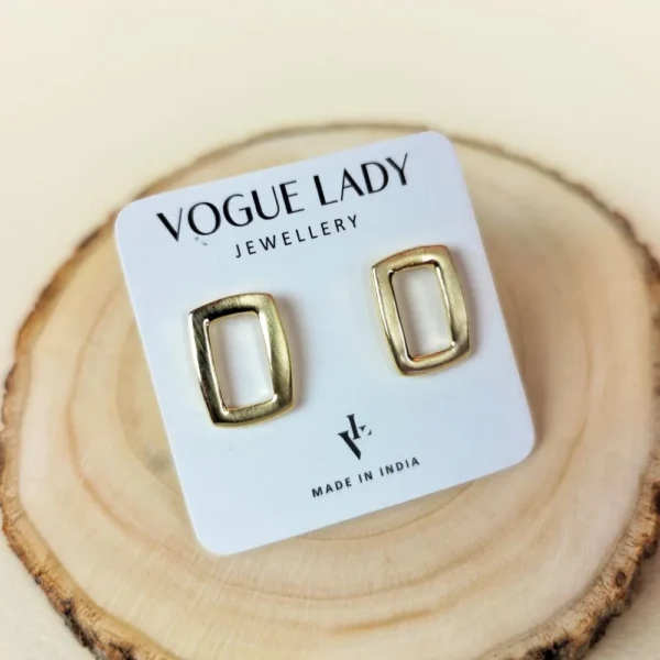 Golden gate solid studs earrings