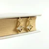 Golden star LV studs earrings